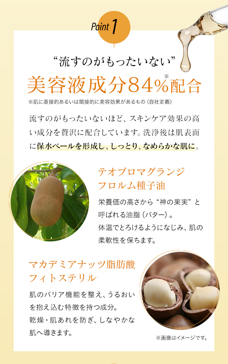美容液成分84%配合